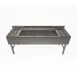 NBR Equipment UD-4-101410-96LR Premium Underbar Sink Unit, 4 Compartment with 2 Drainboards 1 image