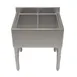 NBR Equipment UW-3-101410-36 Slim-Line Underbar Sink Unit, 3 Compartment without Drainboard 1 image