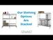 New Age 1023 NSF 2-Shelf All Welded Heavy-Duty Aluminum Shelving Unit - 60" x 20" x 48" 2 image
