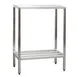New Age 1024 NSF 2-Shelf All Welded Heavy-Duty Aluminum Shelving Unit - 72" x 20" x 48" 1 image