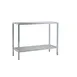 New Age 1027 NSF 2-Shelf All Welded Heavy-Duty Aluminum Shelving Unit - 60" x 24" x 48" 1 image