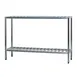 New Age 1027TB NSF 2-Shelf All Welded Aluminum T-Bar Shelving Unit - 60" x 24" x 48" 1 image