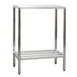 New Age 1030 NSF 2-Shelf All Welded Heavy-Duty Aluminum Shelving Unit - 42" x 20" x 48" 1 image