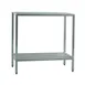 New Age 1031 NSF 2-Shelf All Welded Heavy-Duty Aluminum Shelving Unit - 42" x 24" x 48" 1 image