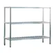 New Age 1042TB NSF 3-Shelf All Welded Aluminum T-Bar Shelving Unit - 48" x 20" x 60" 1 image