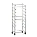 New Age 1139 Slant Merchandising & Display Rack w/ (9) 18" x 26" Pans, 7 1/2" Bottom Load Slides 1 image