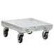 New Age 1176A Aluminum Dishwasher Rack Dolly, 1000 lbs, 20x20 Rack, Silver, 5" Swivel Casters 1 image