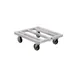 New Age 1182 NSF Aluminum Utility Dolly, 24x29.5, 1000 lbs, Open Base, 5 Casters 1 image