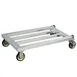 New Age 1204 Aluminum Mobile Dunnage Rack with 1000 lb. Capacity, NSF - 37 3/4" x 24" x 8 1/4" 1 image