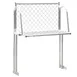 New Age 120T NSF Aluminum Table Mounted Boat Rack - 36" x 15" 1 image