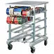 New Age 1225 Aluminum Mobile Can Storage Rack with 72 #10 Cans Capacity and Stainless Top 1 image