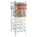 New Age 1250 Aluminum Stationary Can Rack w/ 162 #10 Cans Capacity and Adjustable Feet 1 image