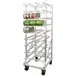 New Age 1250CK Aluminum Full Size Mobile Can Rack with 162 #10 or 216 #5 Cans Capacity 3 image