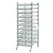 New Age 1251 Aluminum Stationary Can Rack w/ 352 #2 1/2 or 484 #303 Capacity, Adjustable Feet 1 image