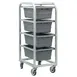New Age 1262 Heavy Duty Aluminum Lug / Dolly Rack w/ 4 Lug Capacity 2 image