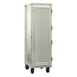 New Age 1290WDW 38 Pan Aluminum Mobile End Load Enclosed Sheet Pan Rack w/ 1 1/2" Bottom Load Slides 1 image