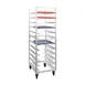 New Age 1305 12 Pan End Load Aluminum Universal Bun / Sheet Pan Rack w/ 5" Bottom Load Slides 2 image