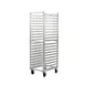 New Age 1306 20 Pan End Load Aluminum Universal Bun / Sheet Pan Rack w/ 5" Bottom Load Slides 1 image