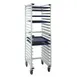 New Age 1331U 20 Pan Full Height End Load Aluminum U-Type Nesting Bun / Sheet Pan Rack 1 image