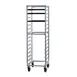 New Age 1332 15 Pan Mobile Full Height End Load Aluminum Bun / Sheet Pan Rack 1 image