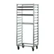 New Age 1332S 15 Pan Mobile Full Height Side Load Aluminum Bun / Sheet Pan Rack 1 image