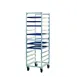 New Age 1333 12 Pan Mobile Full Height End Load Aluminum Bun / Sheet Pan Rack 1 image