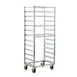 New Age 1333S 12 Pan Mobile Full Height Side Load Aluminum Bun / Sheet Pan Rack  1 image