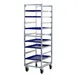 New Age 1334 10 Pan Mobile Full Height End Load Aluminum Bun / Sheet Pan Rack 1 image