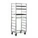 New Age 1334S 10 Pan Mobile Full Height Side Load Aluminum Bun / Sheet Pan Rack 1 image