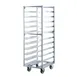 New Age 1336 11 Pan Heavy Duty Aluminum Roll-In Refrigerator/Proofer Rack w/ 5" Bottom Load Slides 1 image