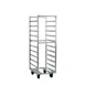 New Age 1337 11 Pan Heavy Duty Aluminum Roll-In Refrigerator/Proofer Rack w/ 5" Bottom Load Slides 1 image