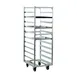 New Age 1337 11 Pan Heavy Duty Aluminum Roll-In Refrigerator/Proofer Rack w/ 5" Bottom Load Slides 2 image