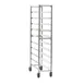 New Age 1343 End Load Mobile Platter Rack w/ 10 Platter Capacity 1 image