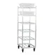 New Age 1356 Aluminum Mobile Universal Cart with 6 Shelf w/ 10-1/2" Shelf Spacing 2 image