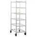 New Age 1356M Aluminum Mobile Universal Cart with 6 Shelf w/ 10-1/2" Shelf Spacing 1 image
