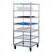 New Age 1357 Aluminum Mobile Universal Cart with 7 Shelf w/ 9" Shelf Spacing 2 image