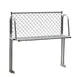 New Age 1371T NSF Aluminum Table Mounted Boat Rack - 48" x 15" 1 image
