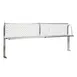 New Age 1373T NSF Aluminum Table Mounted Boat Rack - 72" x 15" 1 image