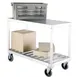 New Age 1415 Aluminum 2-Shelf Utility Cart w/ 800 lb Capacity 1 image
