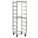 New Age 1481 End Load 8 Box Mobile Aluminum Food Box Storage Rack 1 image