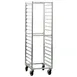 New Age 1484 Aluminum 17 Pan Poly Box / Sheet Pan Combination Rack for 18" x 26" 1 image