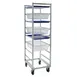 New Age 1486 Aluminum 9 Pan Poly Box / Sheet Pan Combination Rack for 18" x 26" 1 image