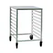 New Age 150118 Pan Side Load Aluminum Steam Table Pan Rack w/ Stainless Steel Top 1 image