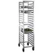 New Age 1505 20 Pan End Load Full Height Aluminum Steam Table Pan Rack 1 image