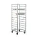 New Age 1507 24 Pan Side Load Full Height Aluminum Steam Table Pan Rack 1 image