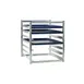 New Age 1610 7 Pan End Load Half Size Aluminum Sheet Pan Insert Rack  1 image