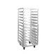 New Age 1635 12 Pan End Load Aluminum Universal  Bun / Sheet Pan Rack w/ 4-1/2" Bottom Load Slides 1 image