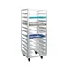 New Age 1635 12 Pan End Load Aluminum Universal  Bun / Sheet Pan Rack w/ 4-1/2" Bottom Load Slides 2 image