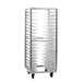 New Age 1637 18 Pan End Load Aluminum Universal Bun / Sheet Pan Rack w/ 3" Bottom Load Slides 1 image