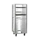 New Age 1637 18 Pan End Load Aluminum Universal Bun / Sheet Pan Rack w/ 3" Bottom Load Slides 2 image